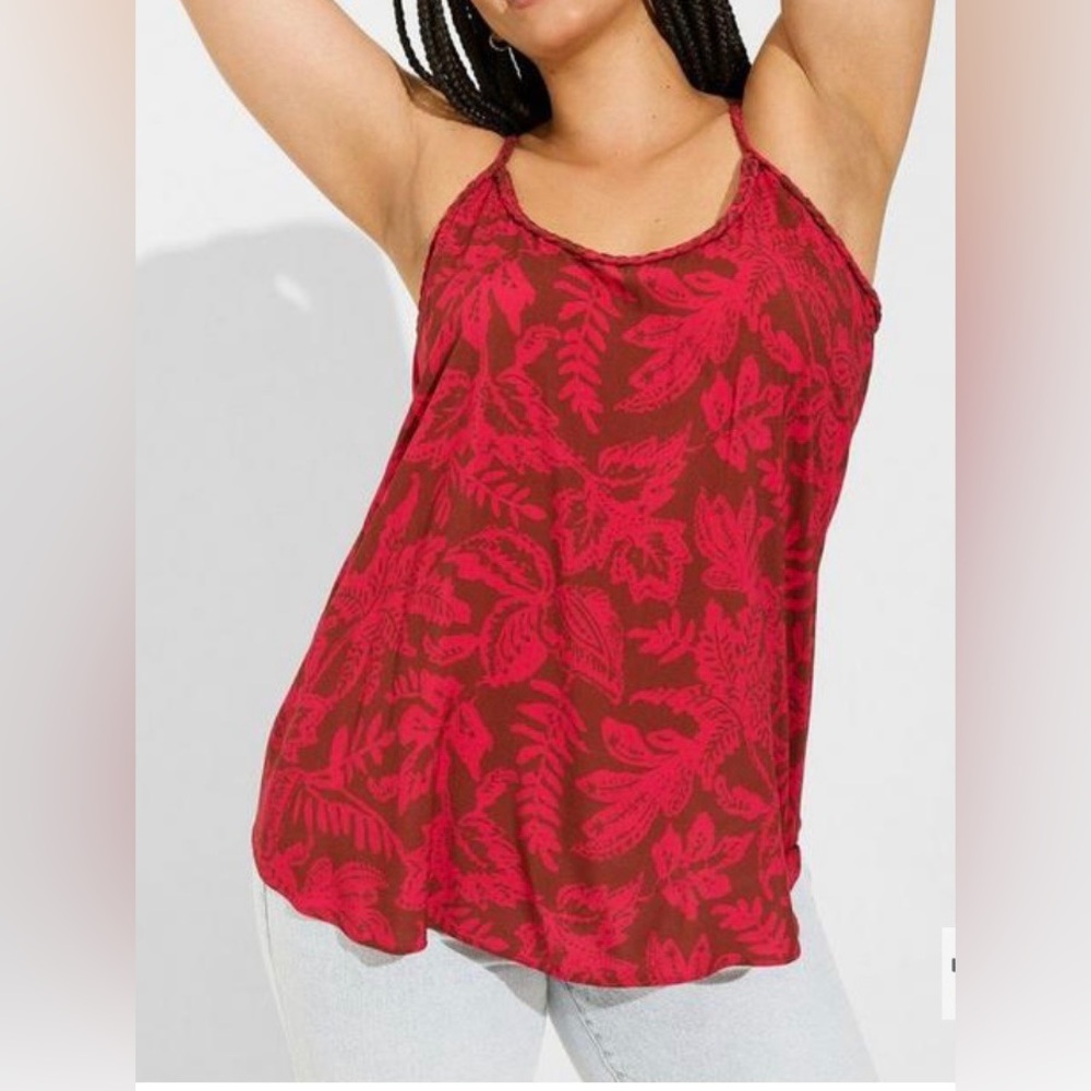 Torrid Challis Braided Sleeveless Tank Size 0 ( Large )
